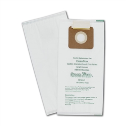 Riccar 4000 & 2000 Series Upright Model, Cirrus Type A Synthetic HEPA H12 Replacement Vacuum Bags, 100 Bags, 10 Packs of 10, OEM #RAH, C-14000, GK-ClnMax-Hepa-2