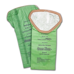 Pro Team - Super Coach PRO 10Qt Replacement Vacuum bags, 100 (10 / 10 packs) , OEM # 107313