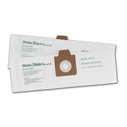 Kent/Euroclean UZ934 Replacement Vacuum Bags, 100 (10 / 10 packs), OEM #140690502, GK-UZ934-2