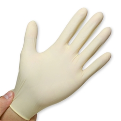 ERC LATEX GLOVES POWDER FREE 5 MIL CASE OF 1000, SIZE MEDIUM, GL5PFMED