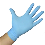 ERC BLUE NITRILE GLOVES POWDER FREE 4 MIL CASE OF 1000, SIZE MEDIUM, GN4PFBLUMGMED