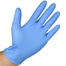 ERC BLUE NITRILE GLOVES POWDER FREE 7 MIL CASE OF 1000, SIZE SMALL, GN6PFBLUS