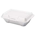 Genpak&reg; Foam Carryout Containers, 9 1/5 x 6 1/2 x 3, White, 100/Bag, 2 Bags/Carton # GNP20500