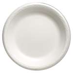 Genpak&reg; Foam Dinnerware, Plate, 10 1/4" dia, White, 125/Pack, 4 Packs/Carton # GNP81000