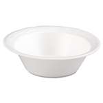 Genpak&reg; Foam Dinnerware, Bowl, 12oz, White, 125/Pack, 8 Packs/Carton # GNP82100