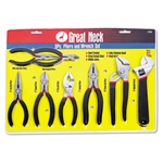 Great Neck 8-Piece Steel Pliers & Wrench Tool Set # GNS