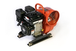General Equipment 8 inch diameter, radial flow-type Blower designed for confined space entry and general ventilation. Powered by Briggs & Stratton engine., GP8