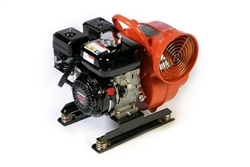 General Equipment 8 inch diameter, radial flow-type Blower designed for confined space entry and general ventilation. Powered by Honda engine., GP8H
