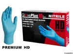 AMMEX GlovePlus HD Heavy Duty Nitrile Exam Gloves GPNHD (50gloves/10boxes)