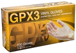 AMMEX Gloveplus Vinyl Powder Free GPX3 Disposable Gloves 3mil - Large - Case of 1000