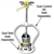 Mercury 17-inch Hercules Floor Machine, Sealed 1.5 HP Motor, 175 RPM # H-17S
