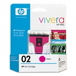 HP C8772WN (HP 02) Ink, 370 Page-Yield, Magenta # HEWC8772WN