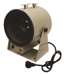 TPI HF685TC Bulldog 240V 4800W fan-forced portable unit heater with swivel mounting base