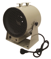 TPI HF685TC Bulldog 240V 4800W fan-forced portable unit heater with swivel mounting base