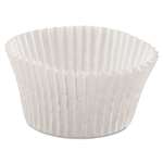 Hoffmaster&reg; Fluted Bake Cups, 4 1/2 dia x 1 1/4h, White, 500/Pack, 20 Pack/Carton # HFM610032