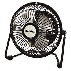 Holmes&reg; Mini High Velocity Personal Fan, One Speed, Black # HLSHNF0410ABM