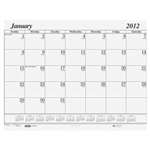 House of Doolittle&trade; One-Color Dated Monthly Desk Pad Calendar Refill, 22w x 17h, 2013 # HOD126