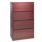 HON 10500 Series Four-Drawer Lateral File, 36w x20d x 5