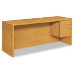 HON&reg; 10500 Series Right Pedestal Credenza, 72w x 24d x 29-1/2h, Harvest # HON10545RCC