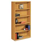 HON&reg; 10500 Series Bookcase, 5 Shelves, 36w x 13-1/8d x 71h, Harvest # HON105535CC