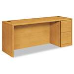 HON&reg; 10700 Series Right Pedestal Credenza, 72w x 24d x 29-1/2h, Harvest # HON10707RCC