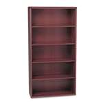 HON&reg; 10700 Series Wood Bookcase, Five-Shelf, 36w x 13-1/8d x 71h, Mahogany # HON10755NN