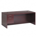 HON Valdio 11500 Series Left Pedestal Desk, 72w x 36d x