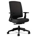 HON&reg; Lota Series Mesh Mid-Back Work Chair, Black Fabric, Black Base # HON2281VA10T