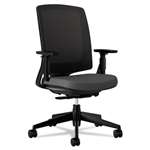 HON&reg; Lota Series Mesh Mid-Back Work Chair, Charcoal Fabric, Black Base # HON2281VA19T