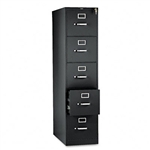 HON 310 Series Five-Drawer, Full-Suspension File, Lette