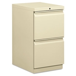 HON Efficiencies Mobile Pedestal File w/Two File Drawer