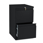 HON Efficiencies Mobile Pedestal File w/Two File Drawer