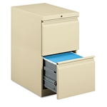 HON Efficiencies Mobile Pedestal File w/Two File Drawer