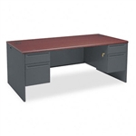 HON 38000 Series Double Pedestal Desk, 72w x 36d x 29-1