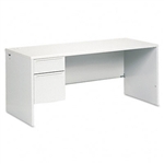 HON 38000 Series Left Pedestal Desk, 66w x 30d x 29-1/2