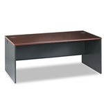 HON 38000 Series Desk Shell, 72w x 36d x 29-1/2h, Mahog