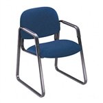 HON Solutions Seating Sled Base Guest Chair, Olefin, Bl