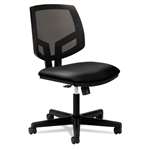 HON&reg; Volt Series Mesh Back Task Chair with Synchro-Tilt, Black Leather # HON5713SB11T