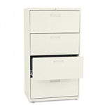 HON 500 Series Four-Drawer Lateral File, 30w x53-1/4h x