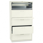 HON 500 Series Five-Drawer Lateral File, 36w x67h x19-1