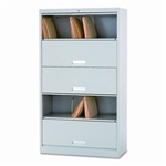 HON 600 Series 5-Shelf Steel Receding Door File, Lgl, 3