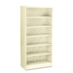 HON 600 Series Open Shelving, 6-Shelf, Steel, Legal, 36