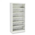 HON 600 Series Open Shelving, 6-Shelf, Steel, Legal, 36