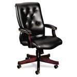 HON 6540 Series Executive High Back Swivel Chair, Black