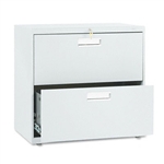 HON 600 Series Two-Drawer Lateral File, 30w x19-1/4d, L