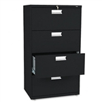 HON 600 Series Four-Drawer Lateral File, 30w x19-1/4d, 