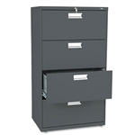 HON 600 Series Four-Drawer Lateral File, 30w x19-1/4d, 