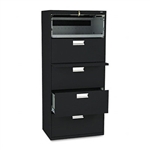 HON 600 Series Five-Drawer Lateral File, 30w x19-1/4d, 