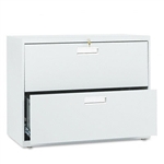 HON 600 Series Two-Drawer Lateral File, 36w x19-1/4d, L