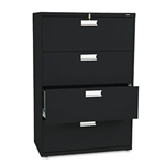 HON 600 Series Four-Drawer Lateral File, 36w x19-1/4d, 